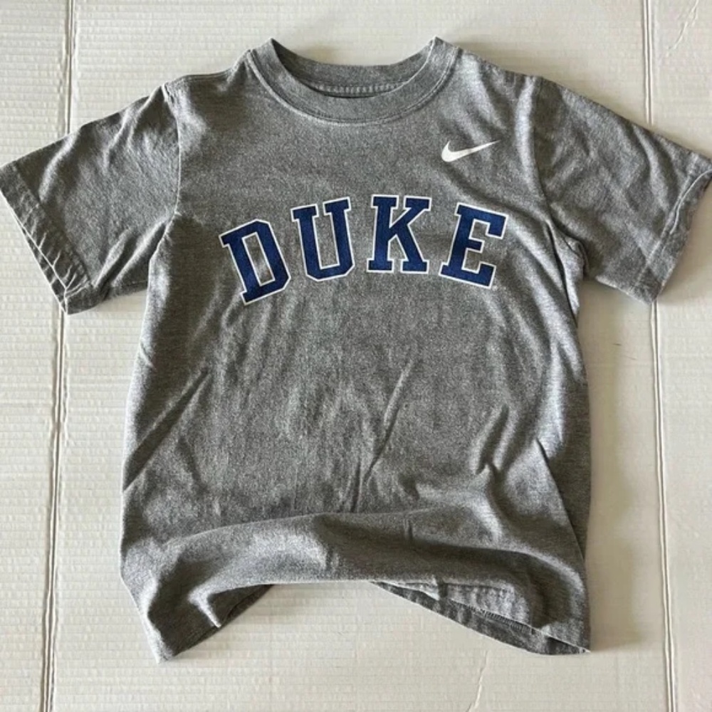 Nike Duke Gray Short Sleeve Graphic Tee Mens XS